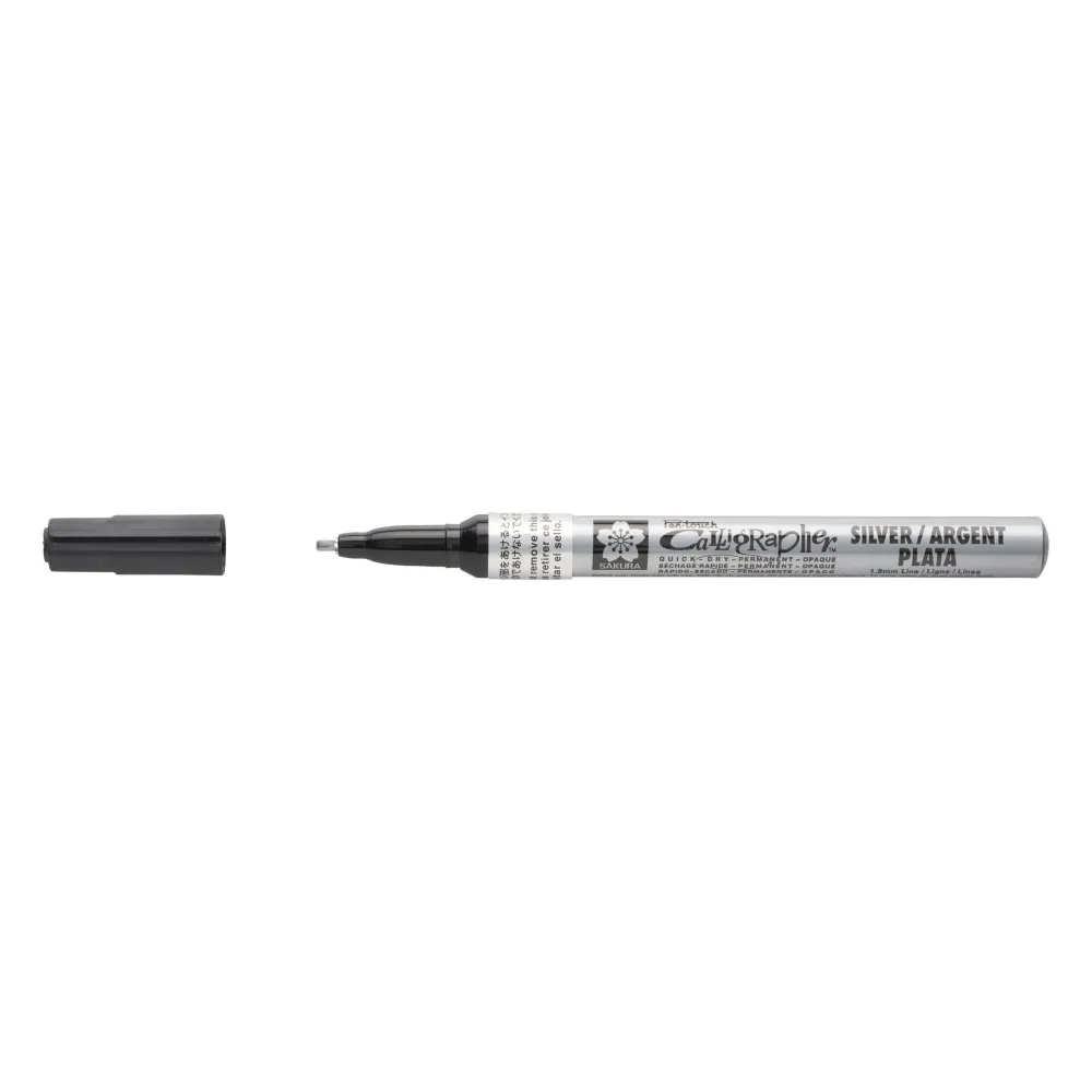 Sakura Marker olejny Pen-Touch Calligrapher - - Silver, 1,8 mm