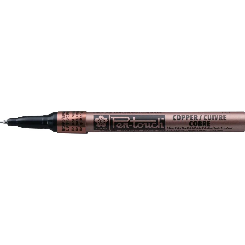 Sakura Marker olejny Pen-Touch - - Copper, 0,7 mm > Markery, Brushpeny I Pisaki|Pisaki Kaligraficzne