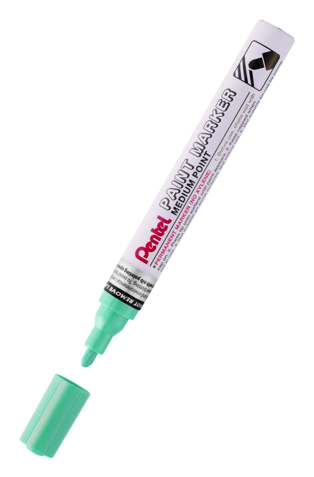 Pentel Marker olejowy Paint Marker - - perłowy czerwony > Markery
