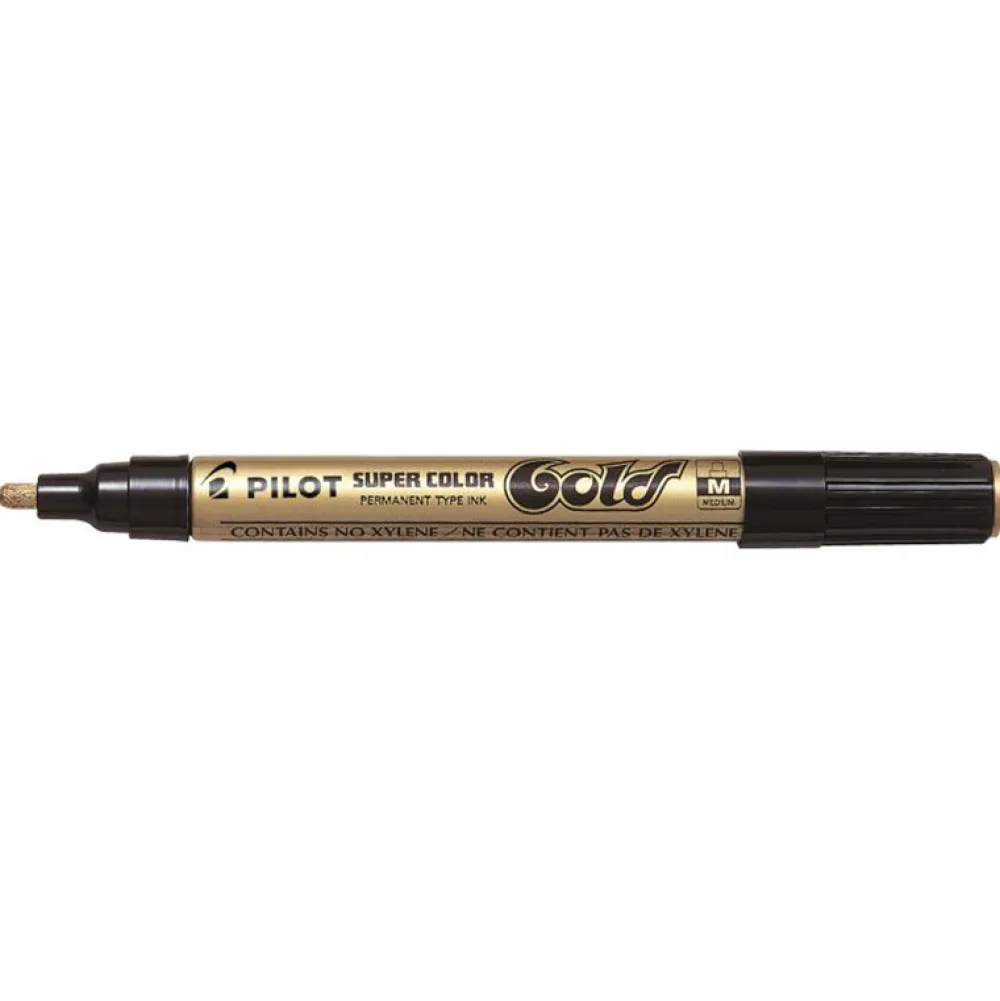 Pilot Marker olejowy Super Color - - złoty 2 mm