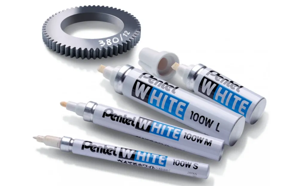 Pentel Marker olejowy 100WS - - biały, 1,97 mm