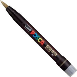 Uni Posca Marker pędzelkowy Posca PCF-350 - Uni - czarny, black > Markery, Brushpeny I Pisaki|Pisaki Kaligraficzne