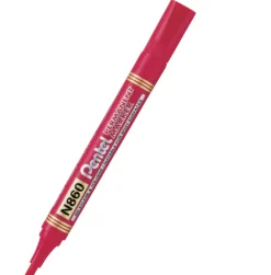 Pentel Marker permanentny N860 - - czerwony, 4,5 mm > Markery