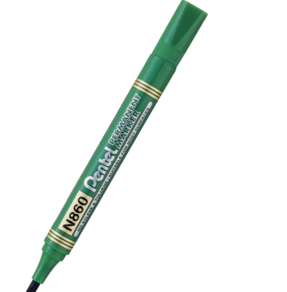 Pentel Marker permanentny N860 - - zielony, 4,5 mm > Markery