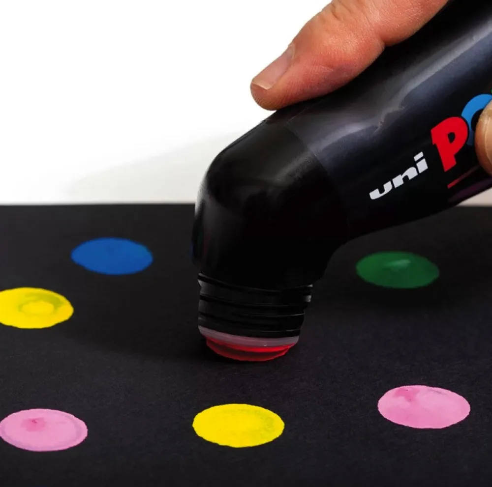 Uni Posca Marker Posca MOP'R PCM-22 - Uni - Black, 3-19 mm > Markery, Brushpeny I Pisaki
