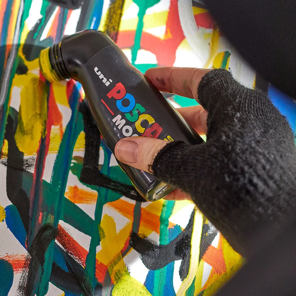 Uni Posca Marker Posca MOP'R PCM-22 - Uni - Black, 3-19 mm > Markery, Brushpeny I Pisaki