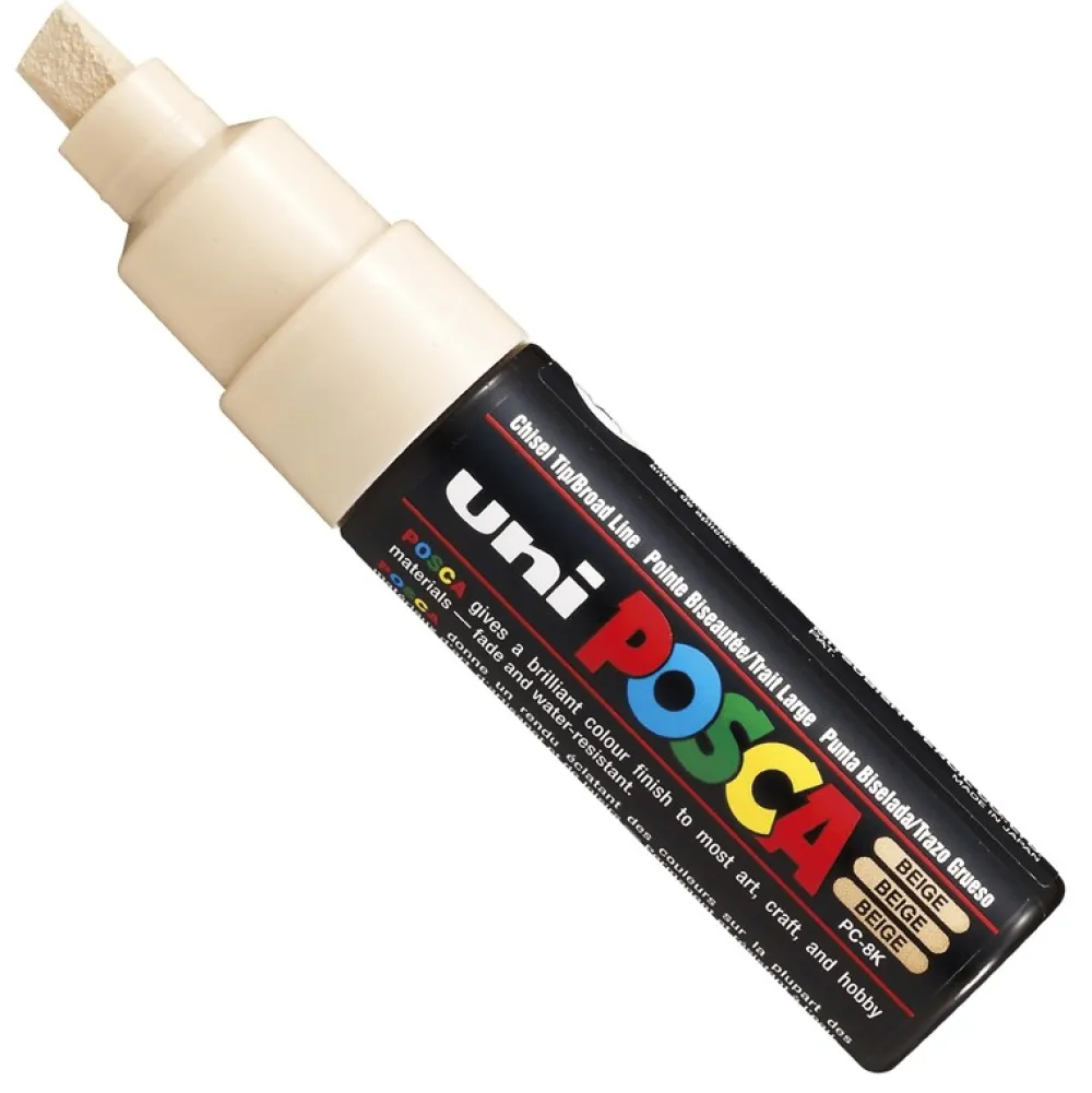 Uni Posca Marker Posca PC-8K - Uni - beżowy, beige