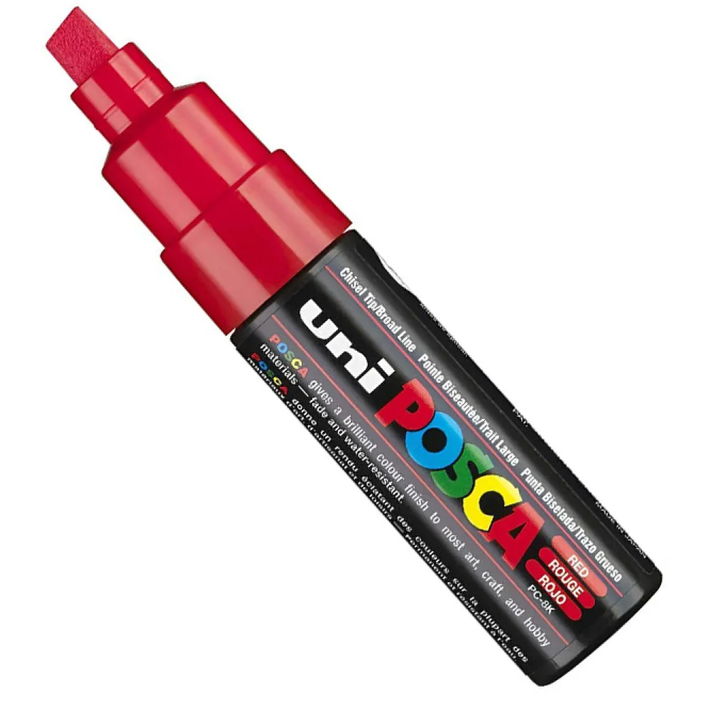 Uni Posca Marker Posca PC-8K - Uni - czerwony, red