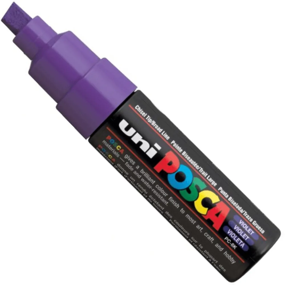 Uni Posca Marker Posca PC-8K - Uni - fioletowy, violet > Markery, Brushpeny I Pisaki|Pisaki Kaligraficzne