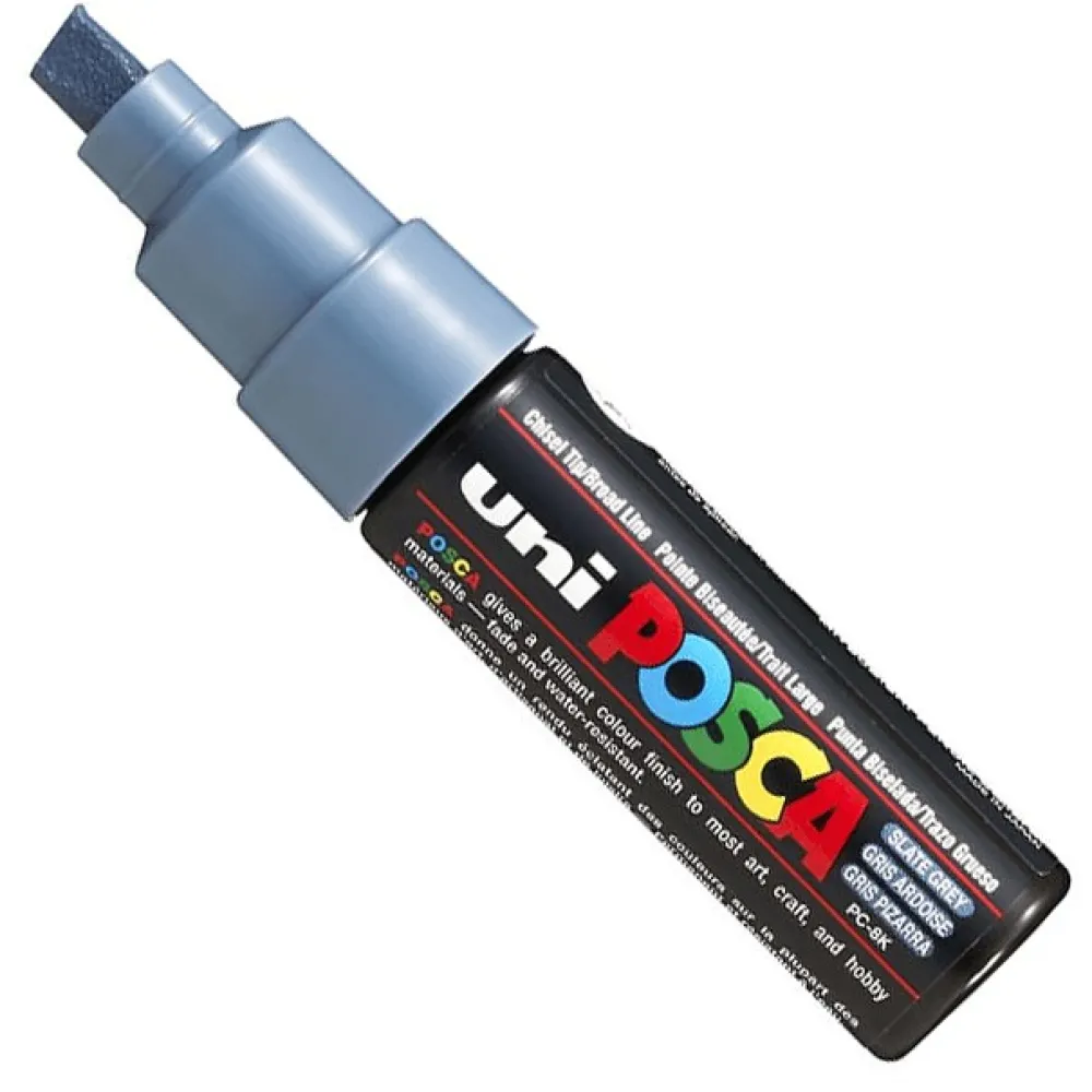 Uni Posca Marker Posca PC-8K - Uni - szary, slate gray
