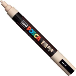 Uni Posca Marker Posca PC-5M - Uni - beżowy, beige