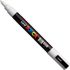 Uni Posca Marker Posca PC-3M - Uni - biały, white > Markery, Brushpeny I Pisaki