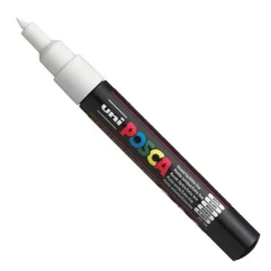 Uni Posca Marker Posca PC-1M - Uni - biały, white > Markery, Brushpeny I Pisaki