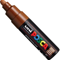 Uni Posca Marker Posca PC-7M - Uni - brązowy, brown