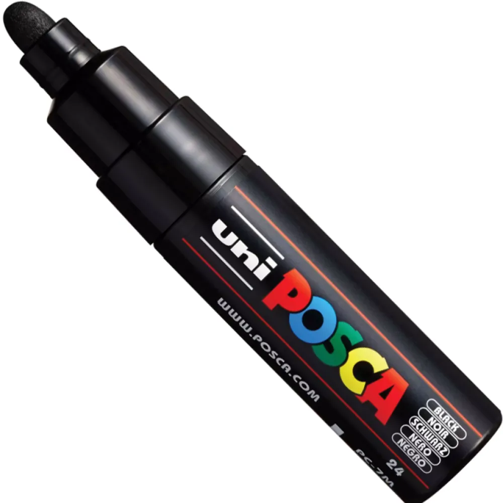 Uni Posca Marker Posca PC-7M - Uni - czarny, black > Markery, Brushpeny I Pisaki