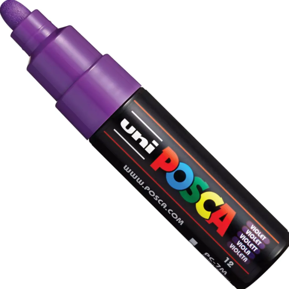 Uni Posca Marker Posca PC-7M - Uni - fioletowy, violet