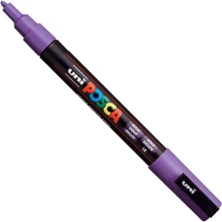 Uni Posca Marker Posca PC-3M - Uni - fioletowy, violet > Markery, Brushpeny I Pisaki