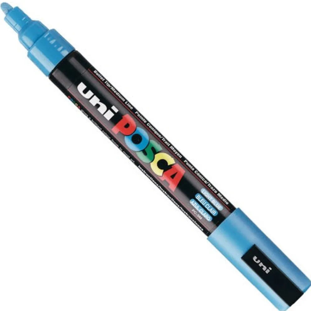 Uni Posca Marker Posca PC-5M - Uni - jasnoniebieski, light blue