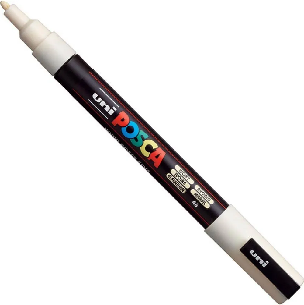 Uni Posca Marker Posca PC-3M - Uni - kość słoniowa, ivory