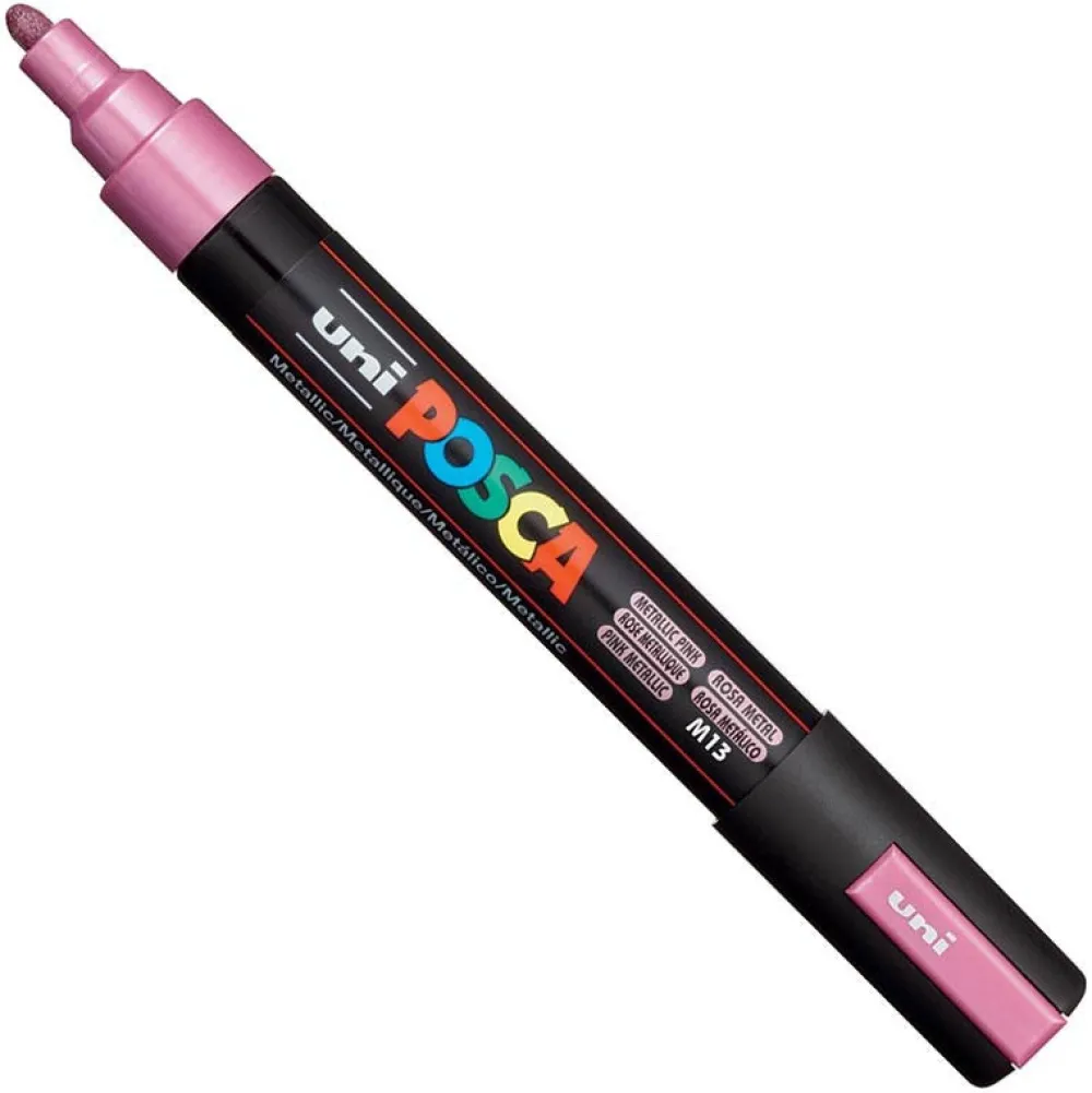 Uni Posca Marker Posca PC-5M - Uni - różowy, metallic pink > Markery, Brushpeny I Pisaki