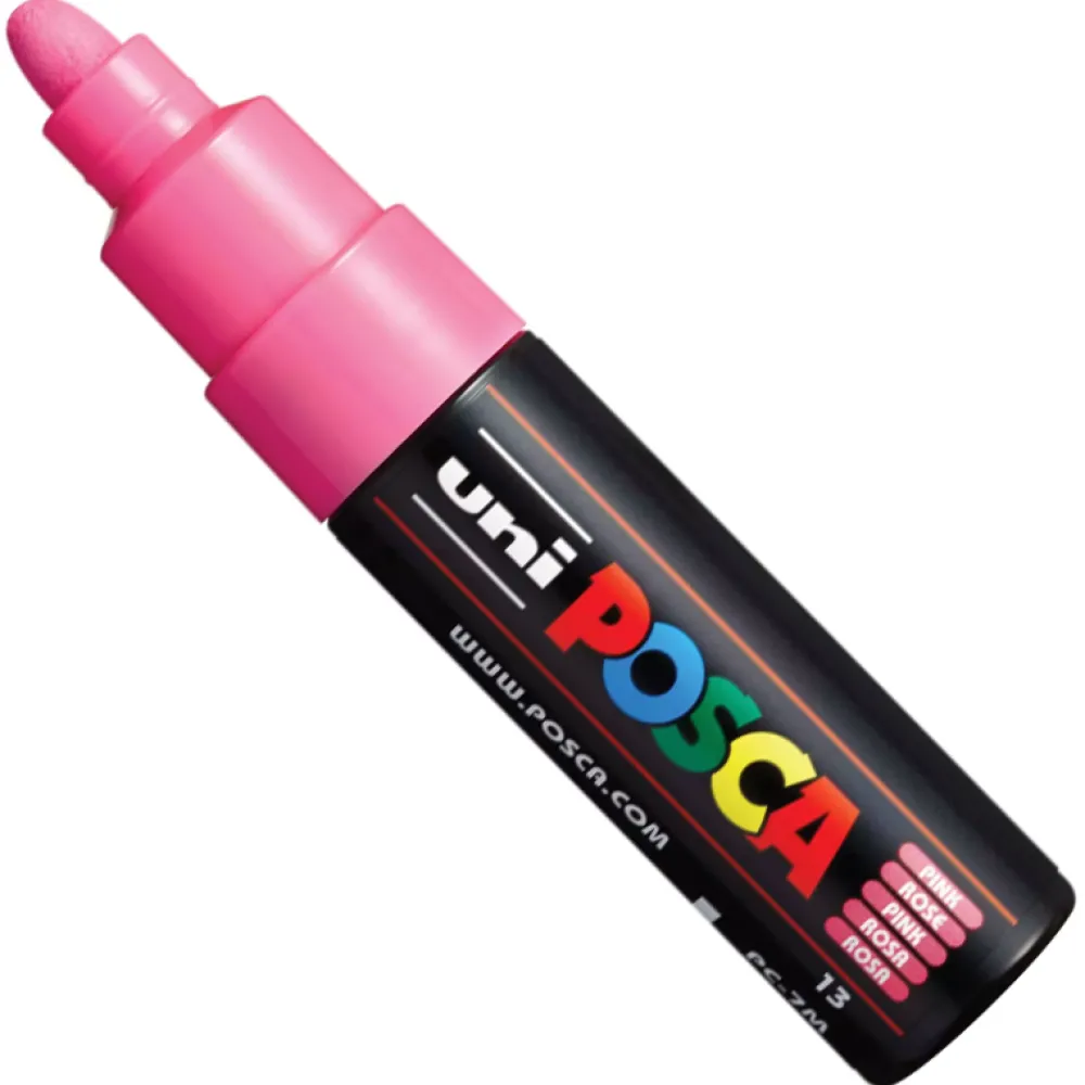 Uni Posca Marker Posca PC-7M - Uni - różowy, pink