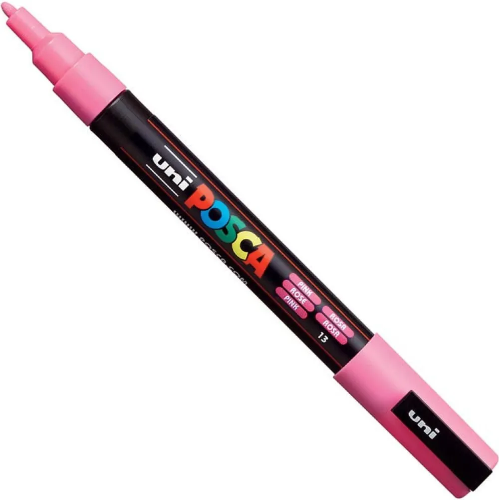 Uni Posca Marker Posca PC-3M - Uni - różowy, pink