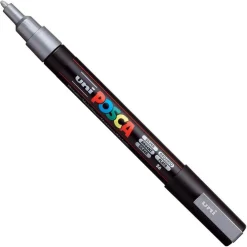 Uni Posca Marker Posca PC-3M - Uni - srebrny, silver