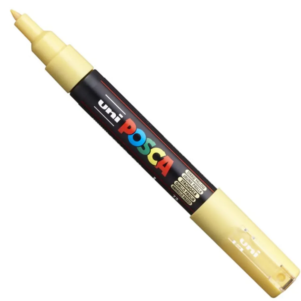 Uni Posca Marker Posca PC-1M - Uni - żółty, straw yellow
