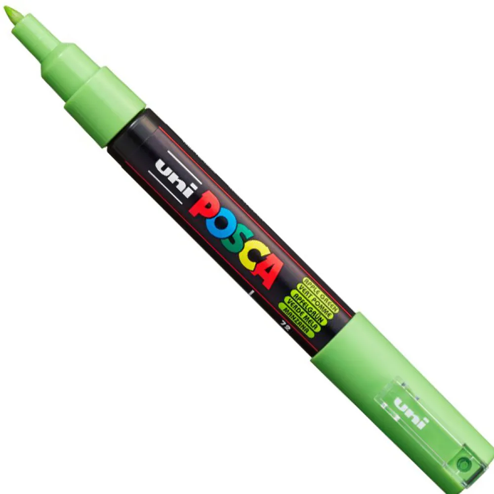 Uni Posca Marker Posca PC-1M - Uni - zielony, apple green > Markery, Brushpeny I Pisaki
