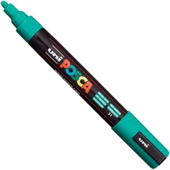 Uni Posca Marker Posca PC-5M - Uni - zielony, emerald green > Markery, Brushpeny I Pisaki