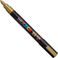 Uni Posca Marker Posca PC-3M - Uni - złoty, gold > Markery, Brushpeny I Pisaki