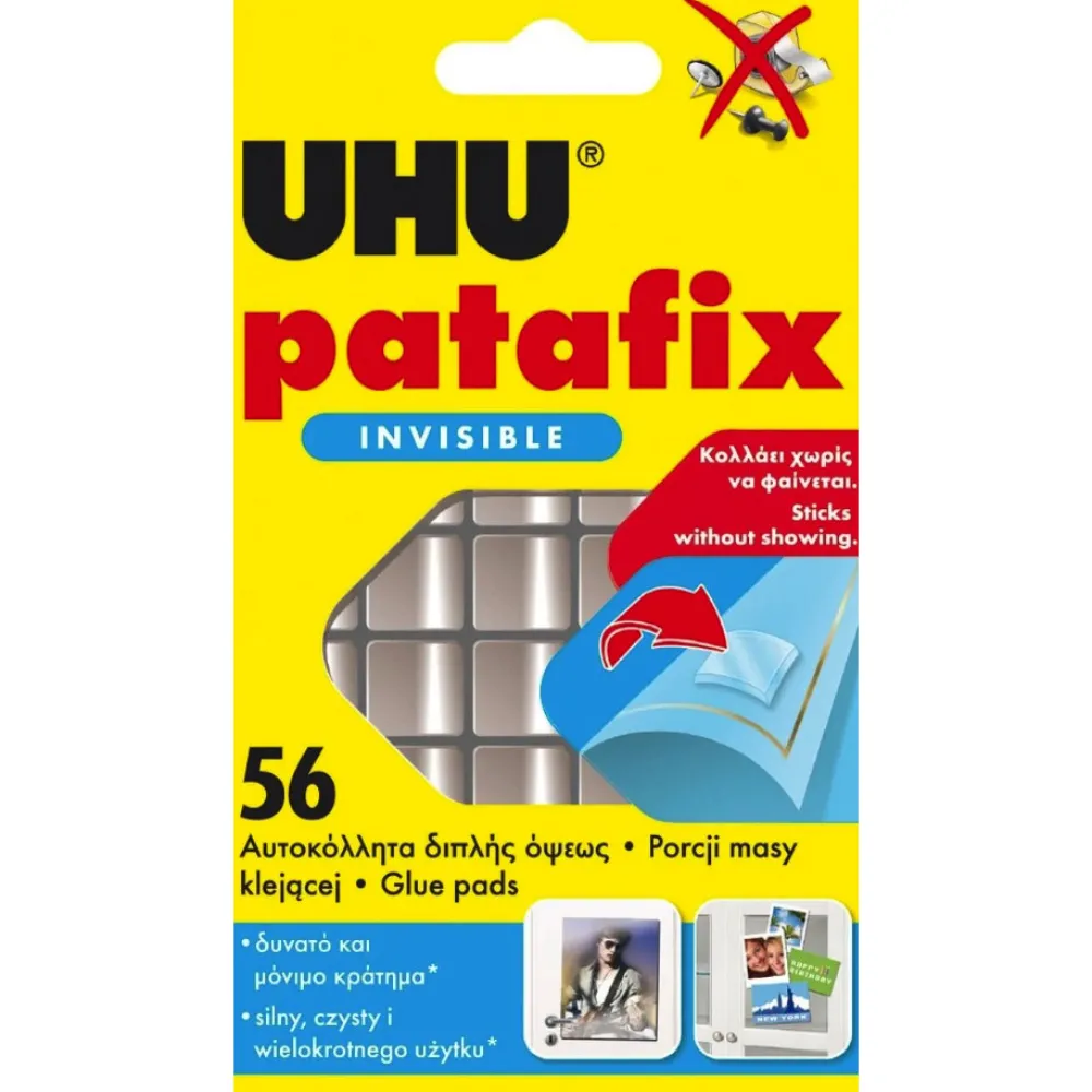 UHU Masa mocująca Patafix Invisible - - 56 szt.