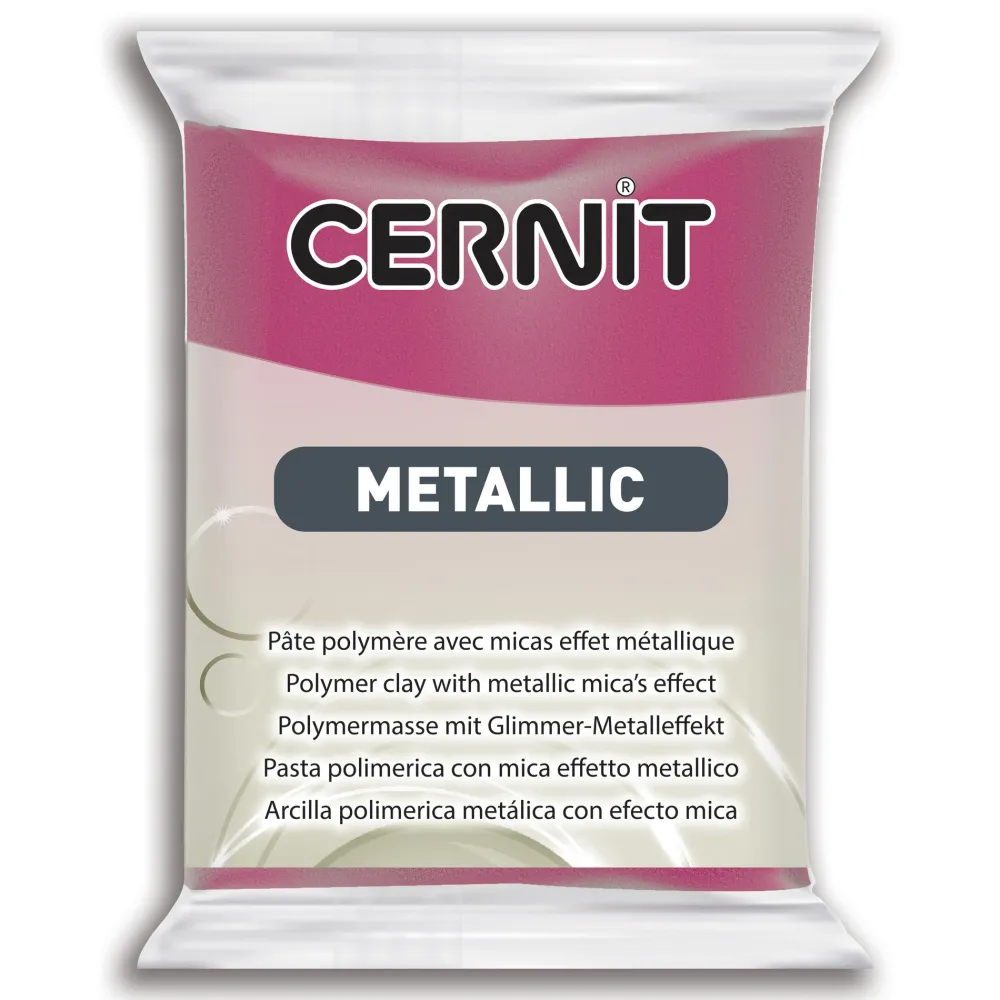 Cernit Masa termoutwardzalna Metallic - - 460, Magenta, 56 g > Masy Do Modelowania