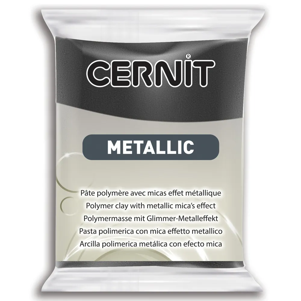 Cernit Masa termoutwardzalna Metallic - - 169, Hematite, 56 g