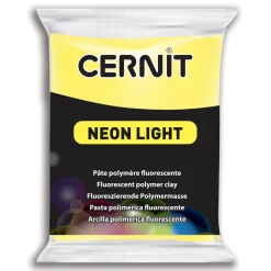 Cernit Masa termoutwardzalna Neon Light - - 700, Yellow, 56 g