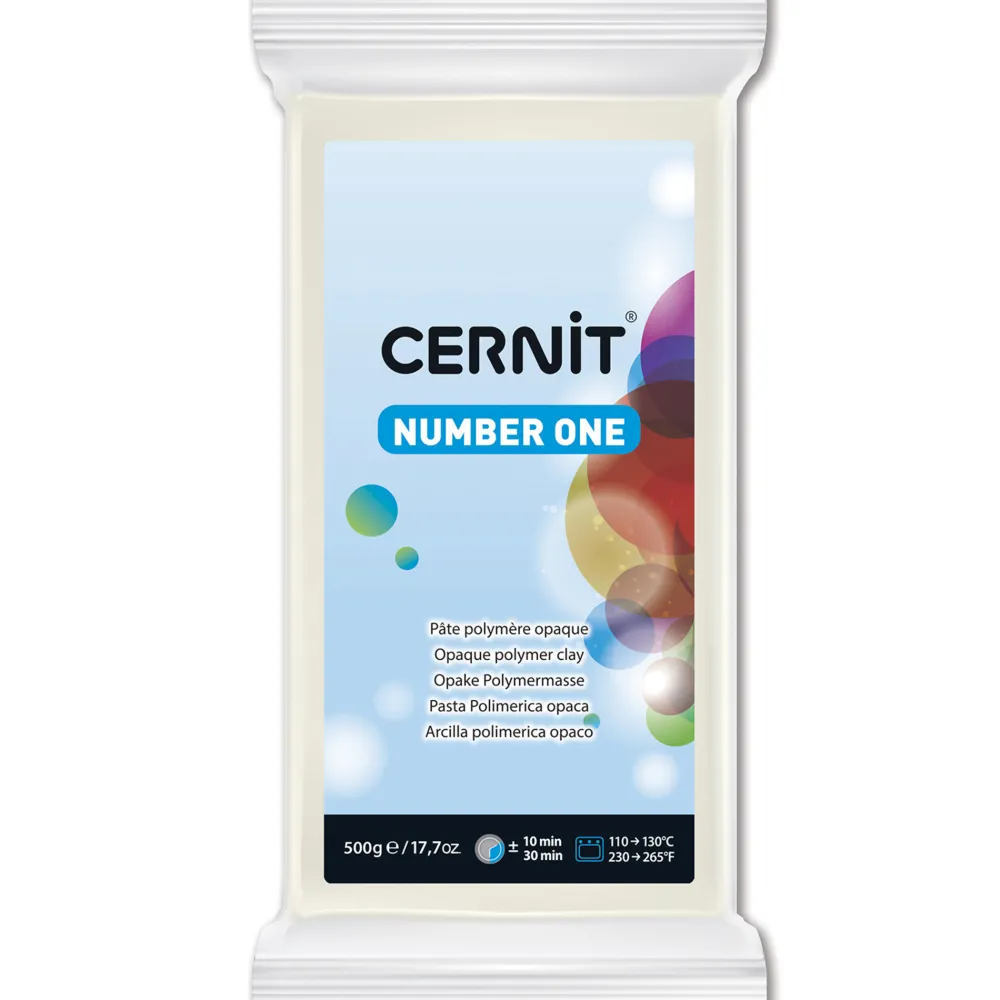 Cernit Masa termoutwardzalna Number One - - 027, White, 500 g