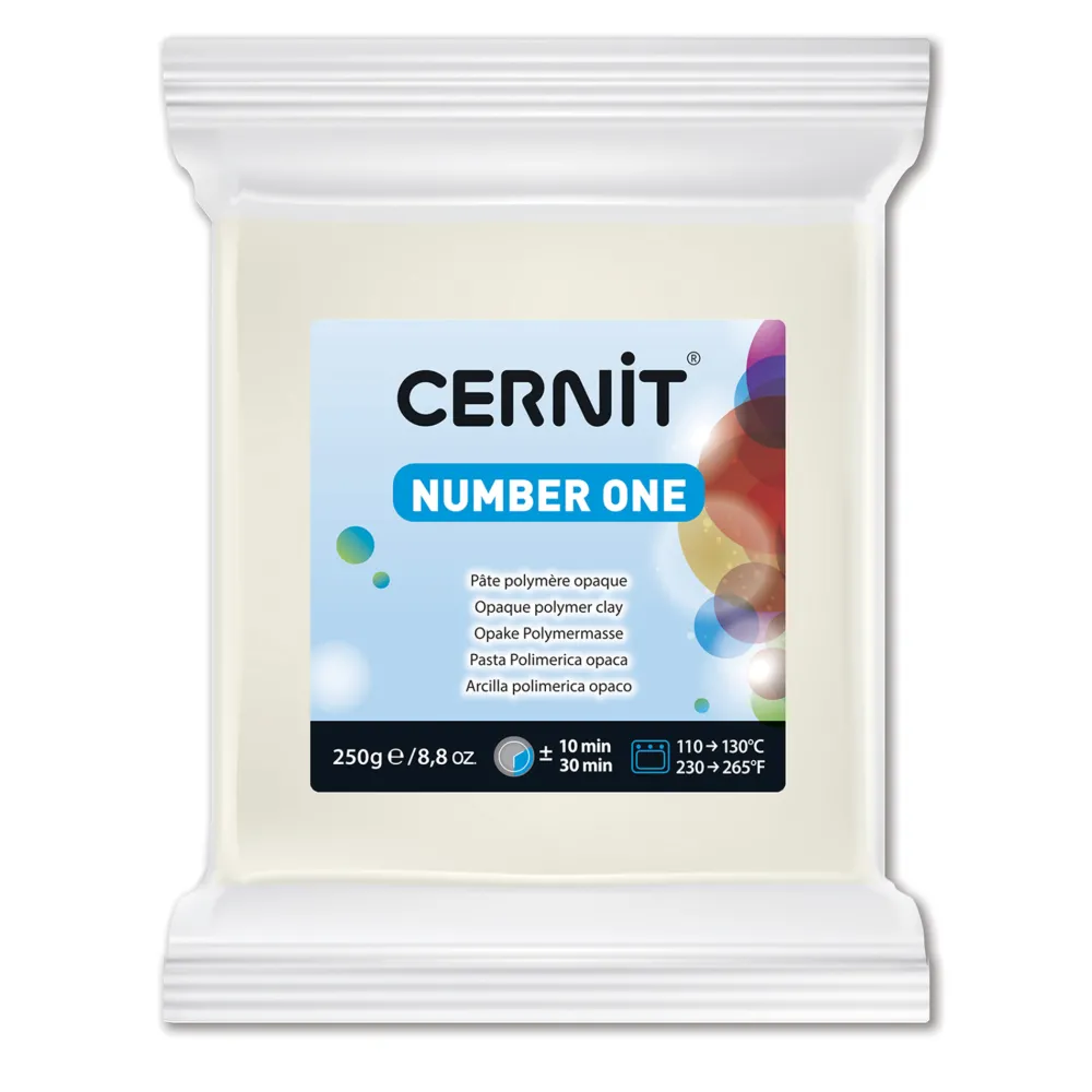 Cernit Masa termoutwardzalna Number One - - 027, White, 250 g