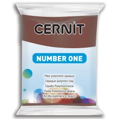 Cernit Masa termoutwardzalna Number One - - 800, Brown, 56 g