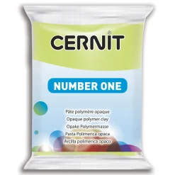 Cernit Masa termoutwardzalna Number One - - 601, Lime Green, 56 g