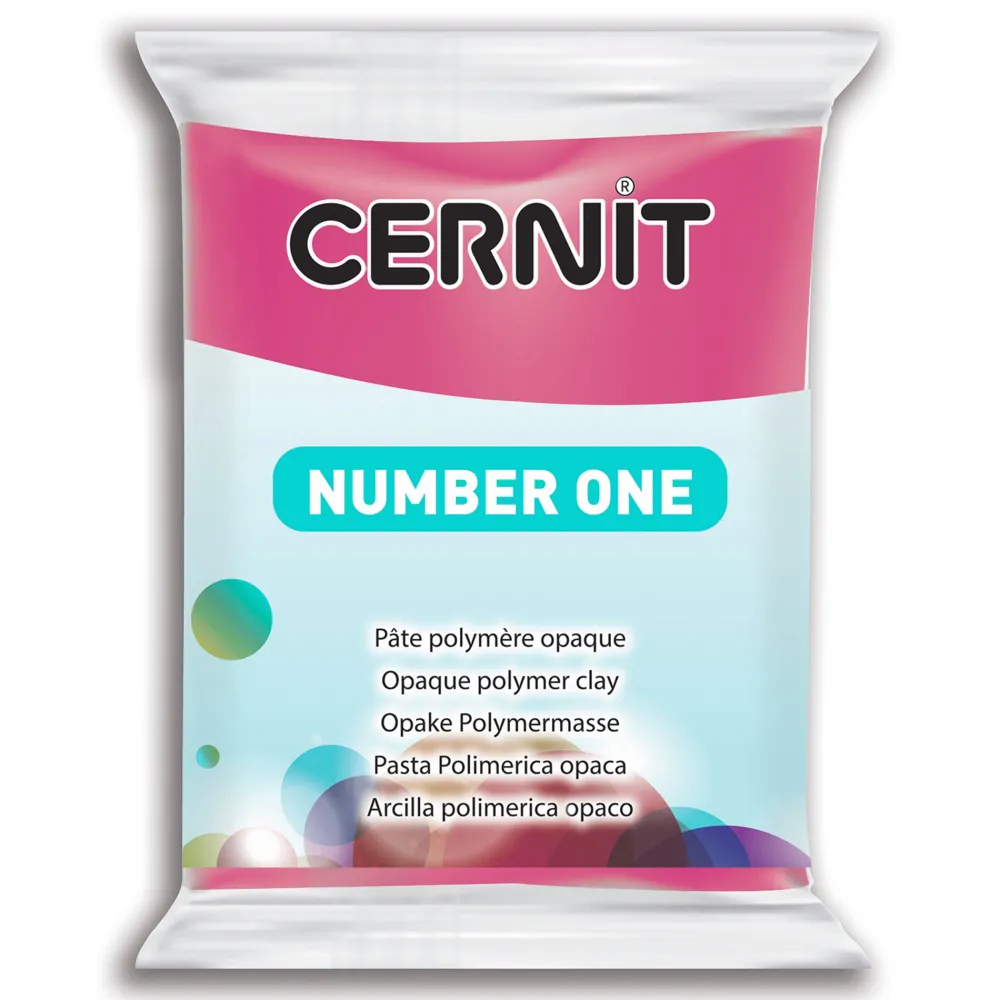 Cernit Masa termoutwardzalna Number One - - 420, Carmine Red, 56 g > Masy Do Modelowania
