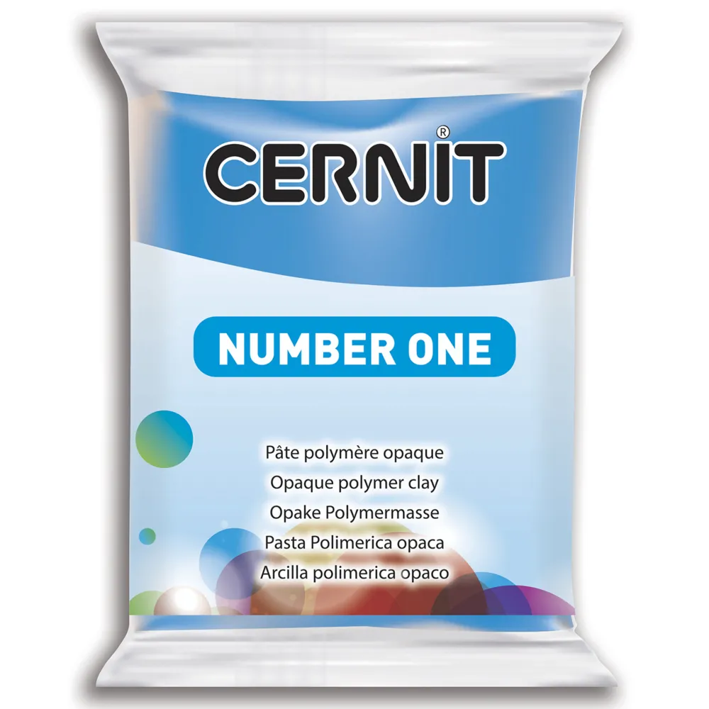 Cernit Masa termoutwardzalna Number One - - 200, Blue, 56 g > Masy Do Modelowania