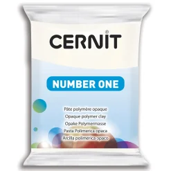 Cernit Masa termoutwardzalna Number One - - 027, White, 56 g