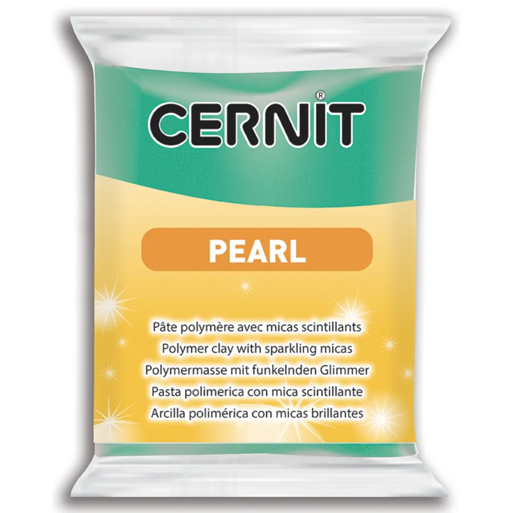 Cernit Masa termoutwardzalna Pearl - - 600, Green, 56 g