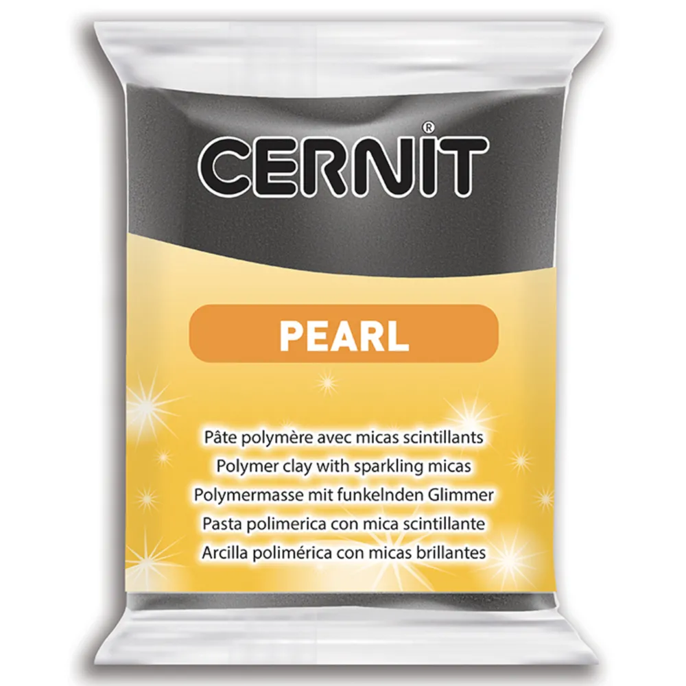 Cernit Masa termoutwardzalna Pearl - - 100, Black, 56 g