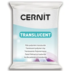 Cernit Masa termoutwardzalna Translucent - - 010, Glitter White, 56 g