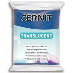 Cernit Masa termoutwardzalna Translucent - - 080, Glitter Silver, 56 g > Masy Do Modelowania