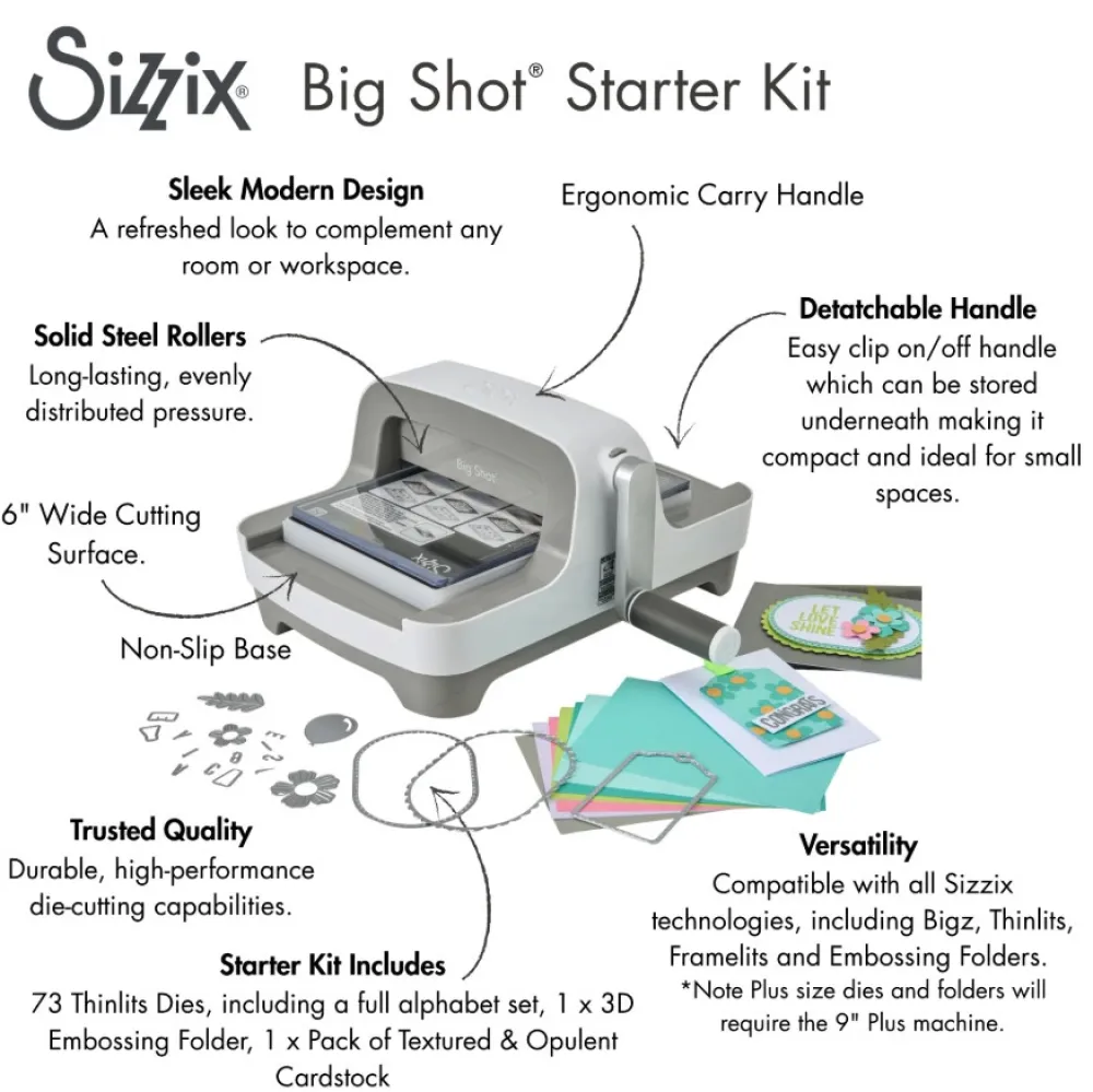 Sizzix Maszyna tnąco-wytłaczająca Big Shot A5 - > Maszyny