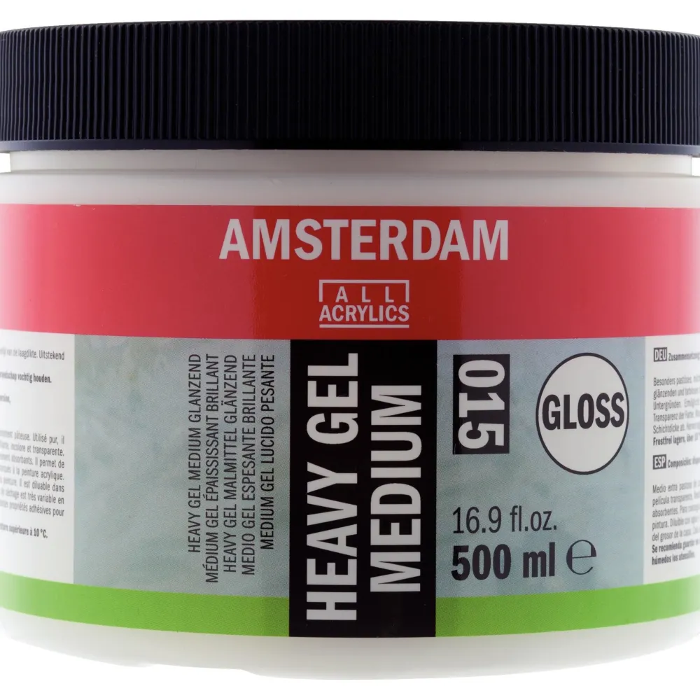 Amsterdam Medium do akryli w żelu - - błyszczące, gęste, 500 ml