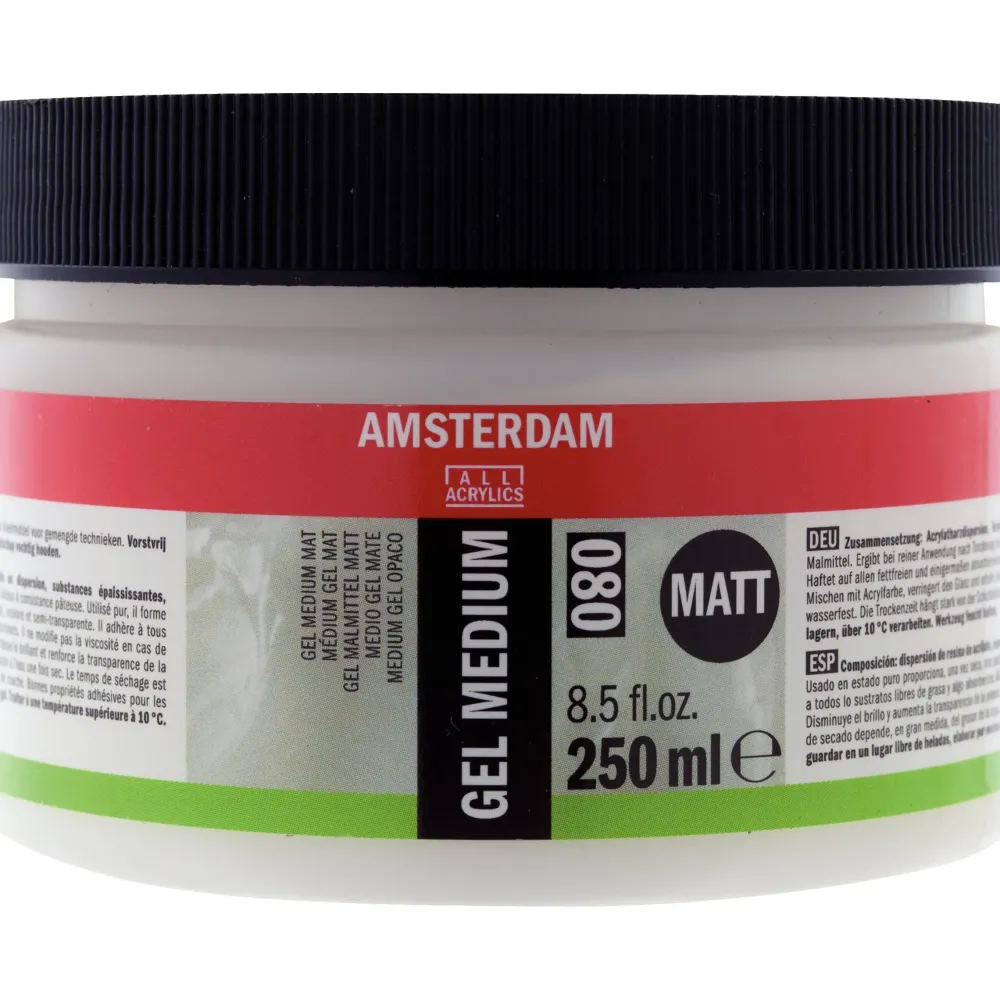 Amsterdam Medium do akryli w żelu - - matowe, 250 ml