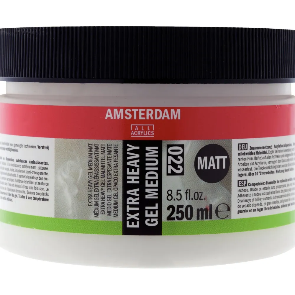 Amsterdam Medium do akryli w żelu - - matowe, bardzo gęste, 250 ml